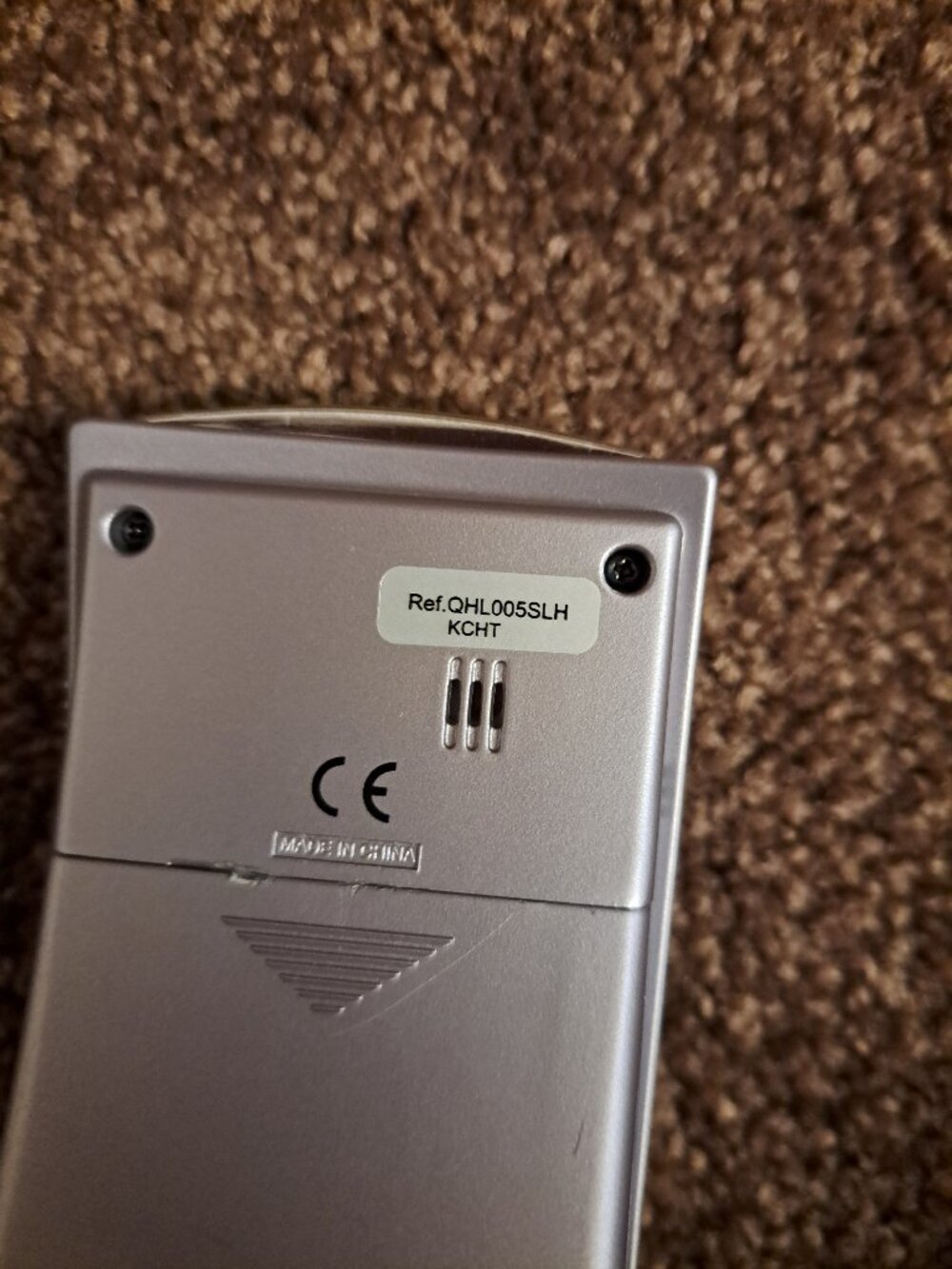 SEIKO Digital Alarm Clock And Calendar QHL005S Silver Compact Portable - Picture 3 of 8